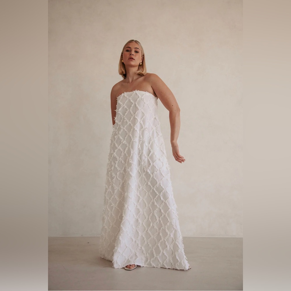 Sabo skirt maxi strapless dress